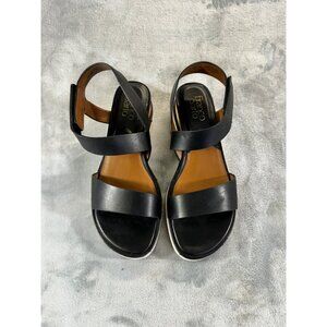 Franco Sarto Womens shoes size 8 chiara strappy sandals with wedge heel